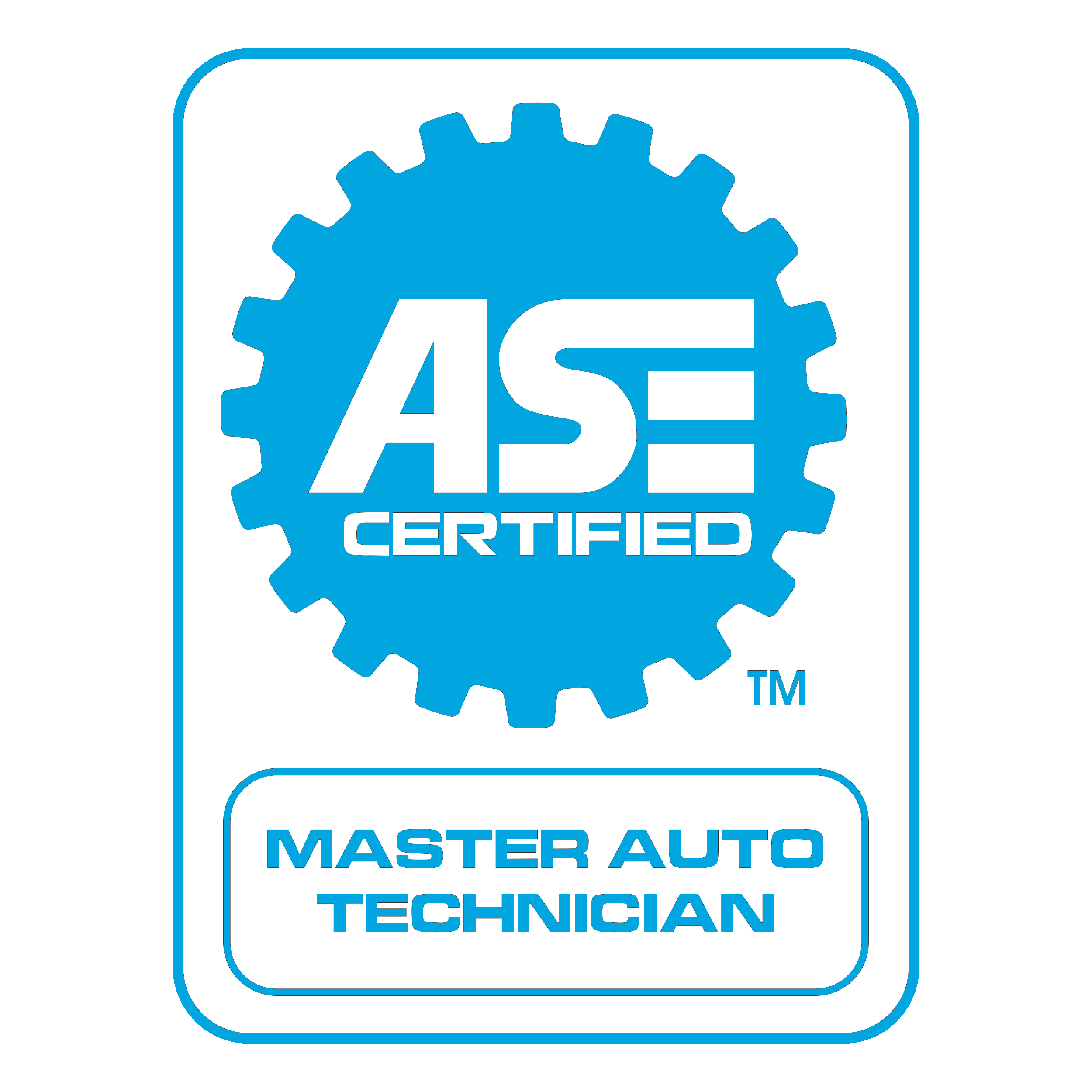 ASE Certified Master Technician