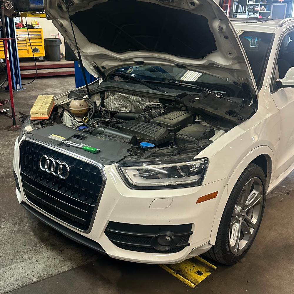 Audi in Repair Shop