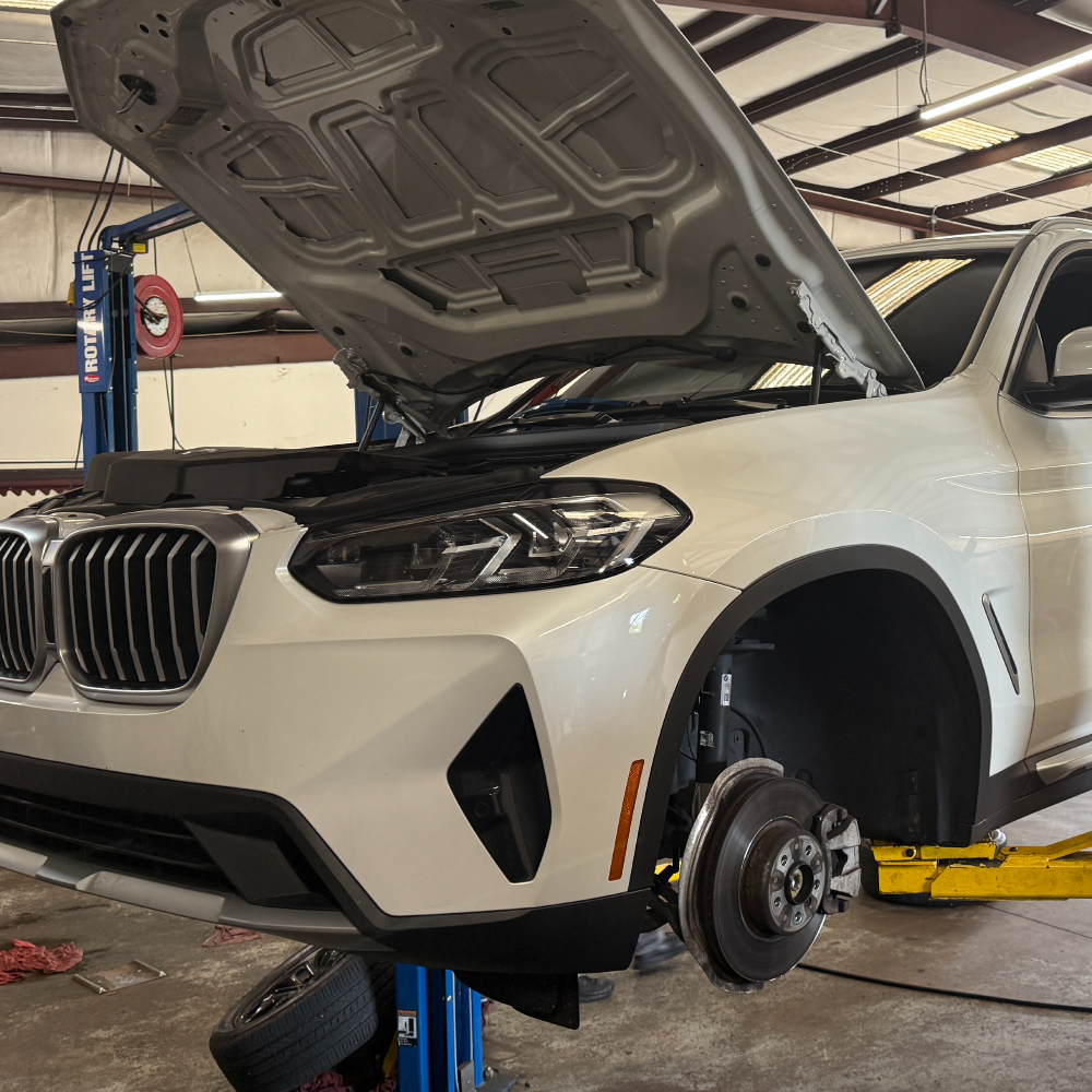 BMW in Auto Shop